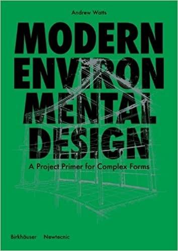 MODERN ENVIRONMENTAL DESIGN "A PROJECT PRIMER FOR COMPLEX FORMS". 