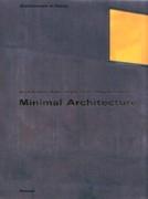 MINIMAL ARCHITECTURE