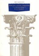 SIMETRIA, GUSTO, CARACTER. TEORIA Y TERMINOLOGIA DE LA ARQUITECTURA. 