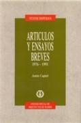 CAPITEL: ARTICULOS Y ENSAYOS BREVES 1976-1991