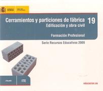 DVD SIMULADOR DE CERRAMIENTOS Y PARTICIONES DE FÁBRICA. EDIFICACION Y OBRA CIVIL Nº 19  CD
