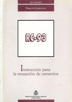 RC-93. INSTRUCCION PARA LA RECEPCION DE CEMENTOS