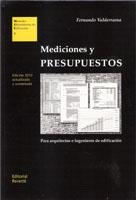 MEDICIONES Y PRESUPUESTOS. PARA ARQUITECTOS E INGENIEROS DE LA EDIFICACION   EDICION 2010 ACTUALIZADA