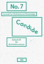 CANDIDE. JOURNAL FOR ARCHITECTURAL KNOWLWDGW Nº 7. 