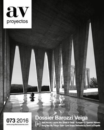 AV PROYECTOS Nº 73  DOSSIER BAROZZI VEIGA  / EUROPAN 13 SPANISH WINNERS. 