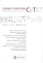 CYTET  CIUDAD Y TERRITORIO Nº 189   . 