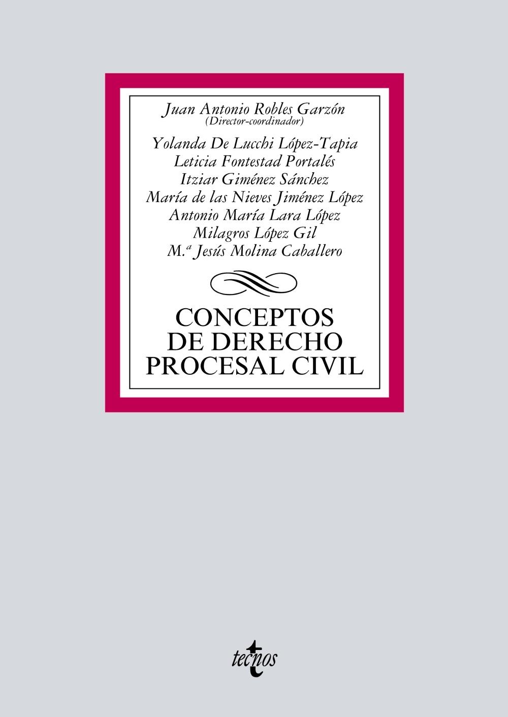 CONCEPTOS DE DERECHO PROCESAL CIVIL