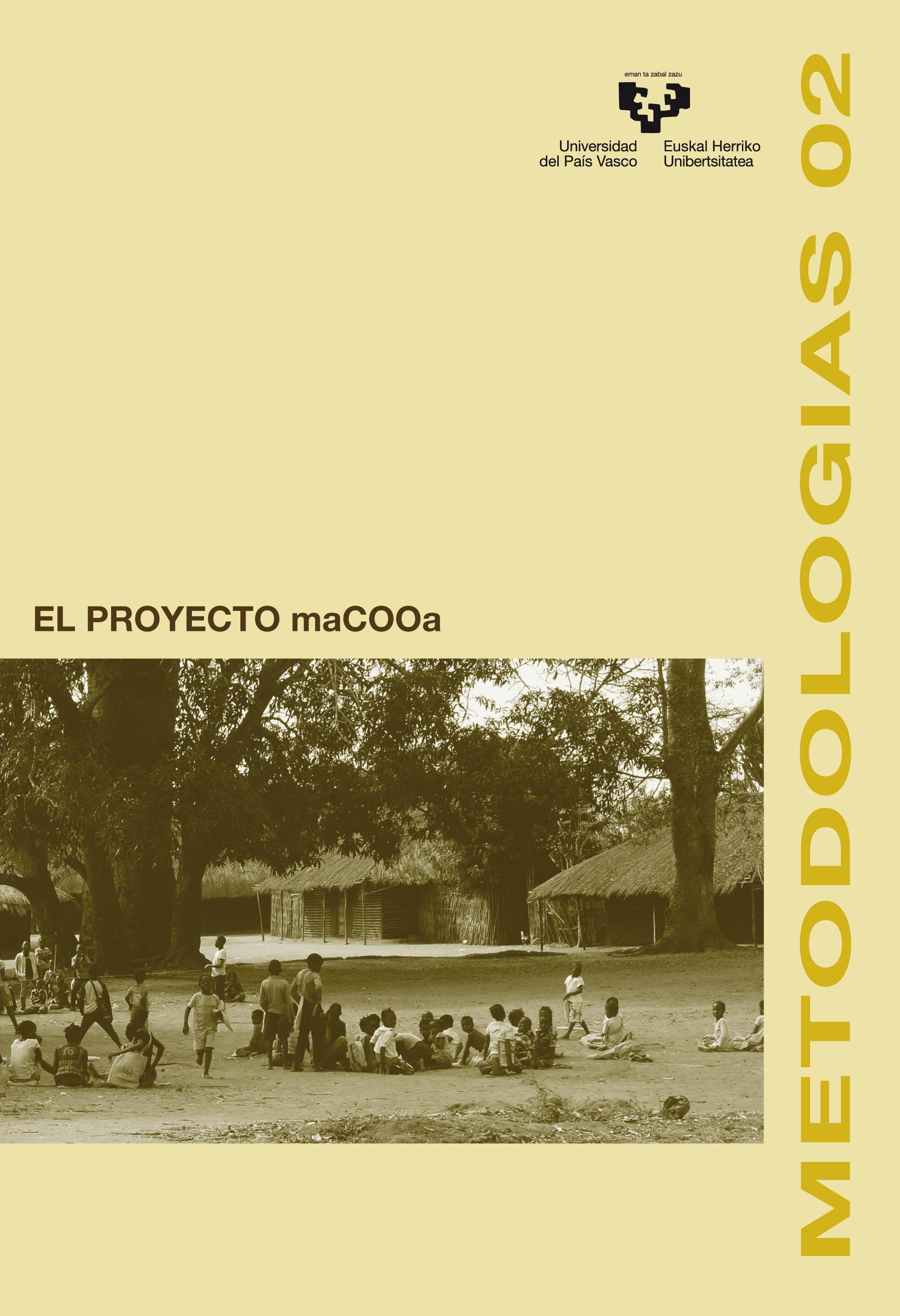 PROYECTO MACOOA  ARQUITECTURA Y URBANISMO EN COOPERACIÓN AL DESARROLLO, EL. 
