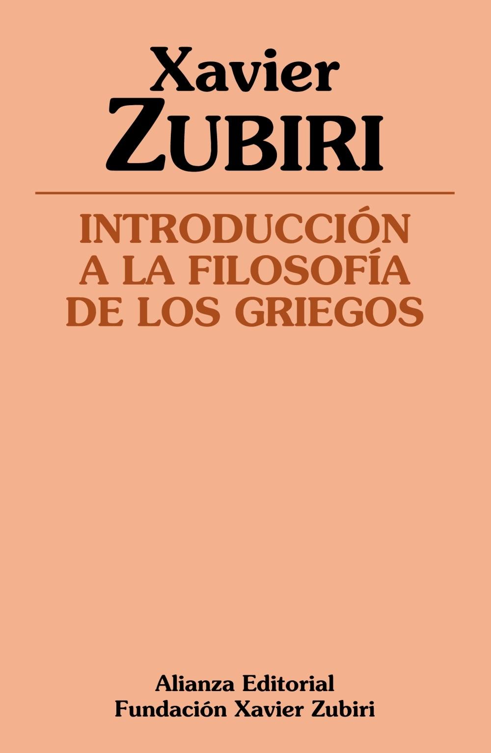 INTRODUCCIÓN A LA FILOSOFÍA DE LOS GRIEGOS. 