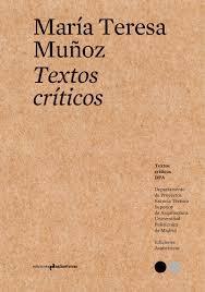 TEXTOS CRITICOS  4 ( MARIA TERESA  MUÑOZ)