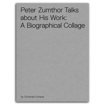 PETER ZUMTHOR TALKS ABOUT HIS WORK. DVD AUDIO