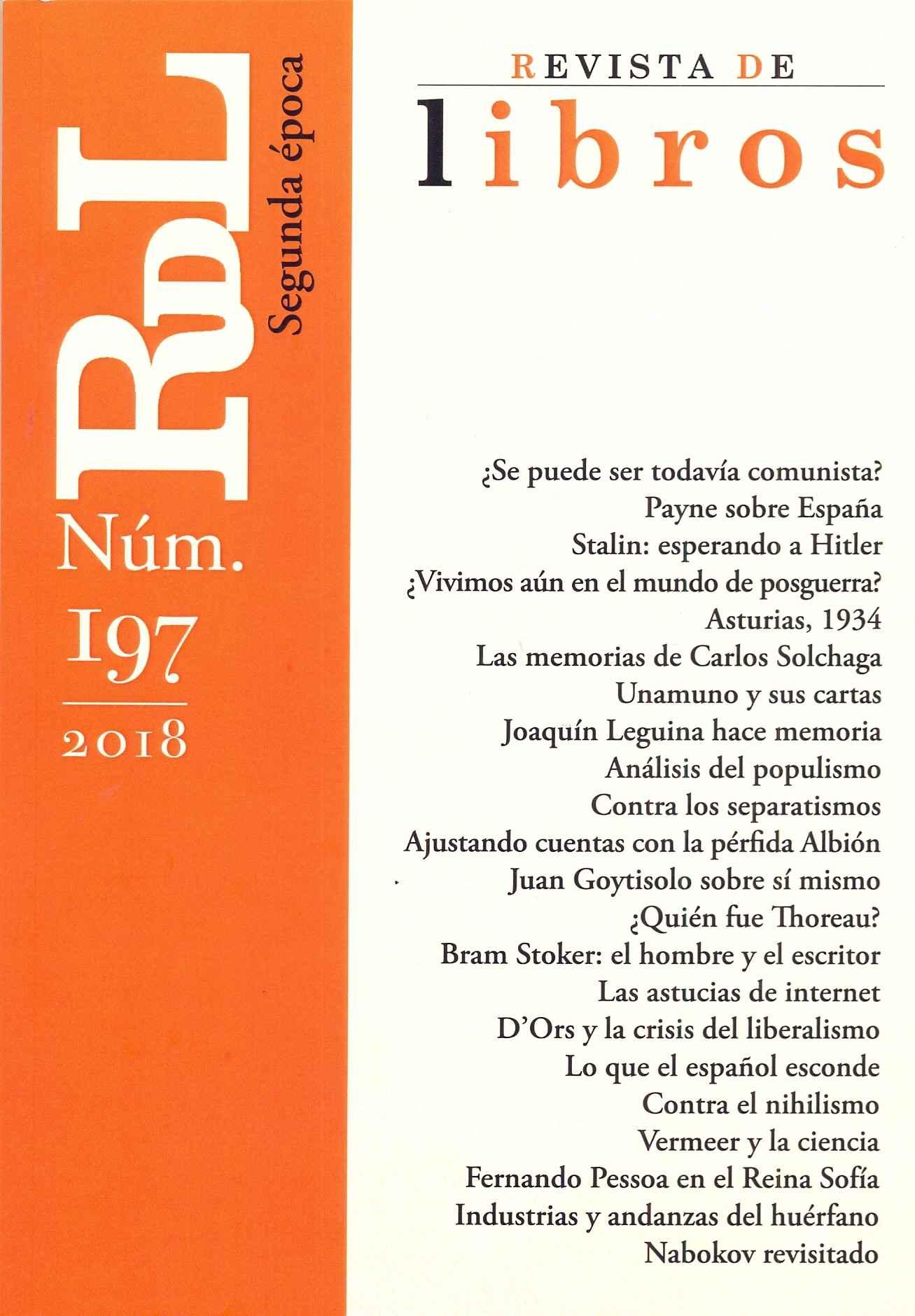 REVISTA DE LIBROS N º 197  . 