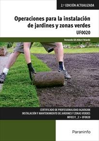 OPERACIONES PARA LA INSTALACION DE JARDINES Y ZONAS VERDES