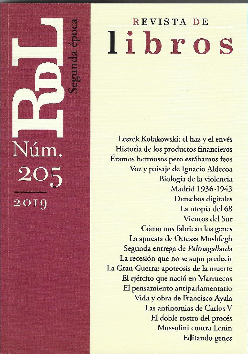 REVISTA DE LIBROS Nº 205. 