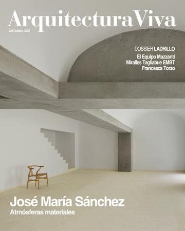 ARQUITECTURA VIVA Nº 228: JOSE MARIA SANCHEZ. DOSSIER LADRILLO: MAZZANTI, EMBT, TORZO