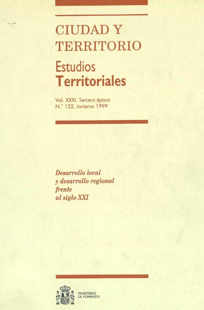 CIUDAD Y TERRITORIO Nº 122