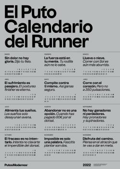 PUTO CALENDARIO DEL RUNNER 2022, EL