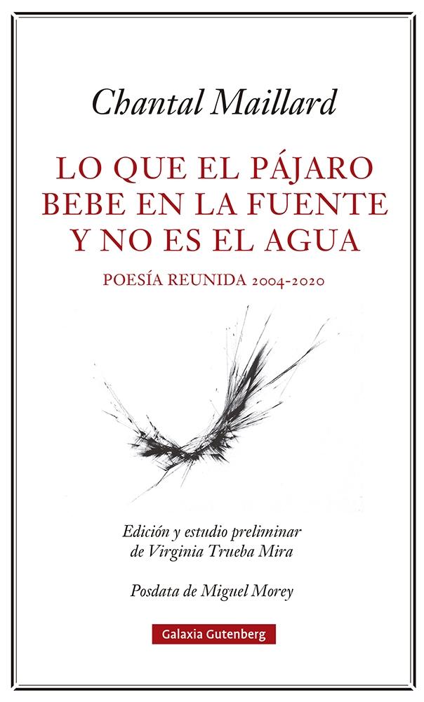 LO QUE EL PAJARO BEBE EN LA FUENTE Y NO ES EL AGUA. OBRA POETICA REUNIDA 2004-2020