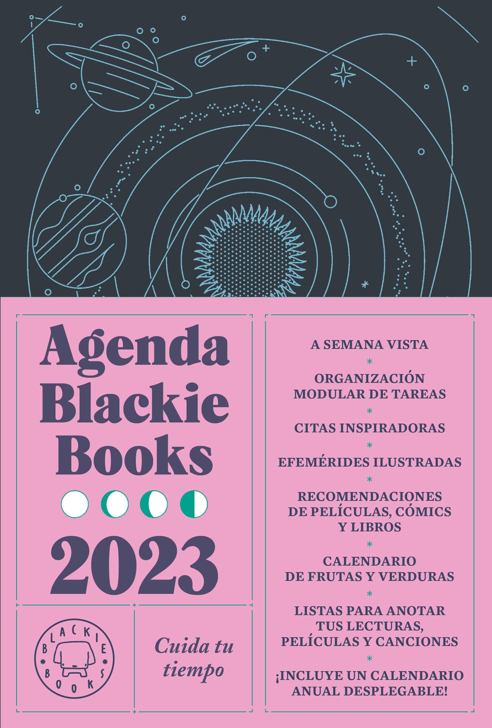 AGENDA BLACKIE BOOKS 2023 "CUIDA TU TIEMPO". 