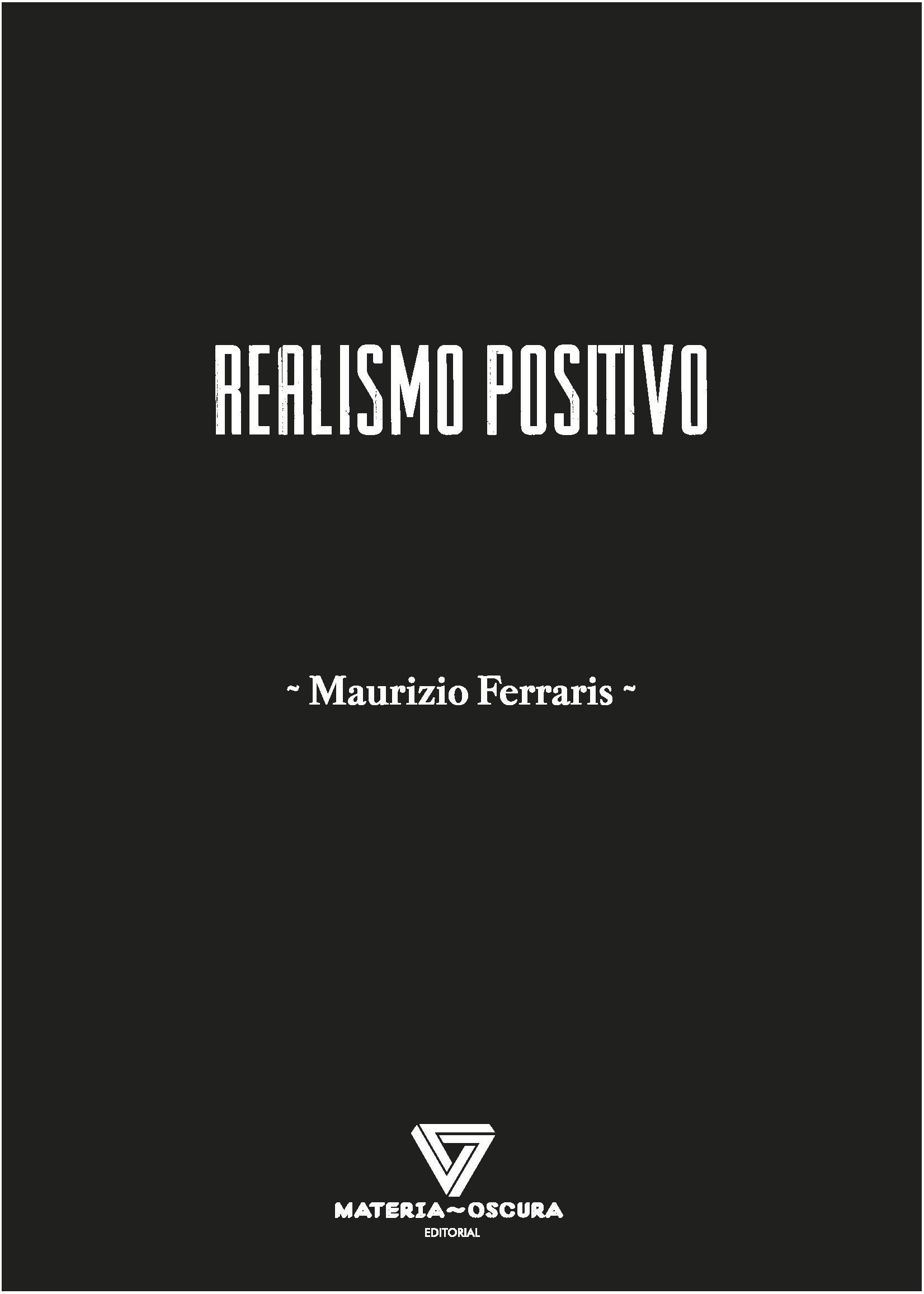 REALISMO POSITIVO