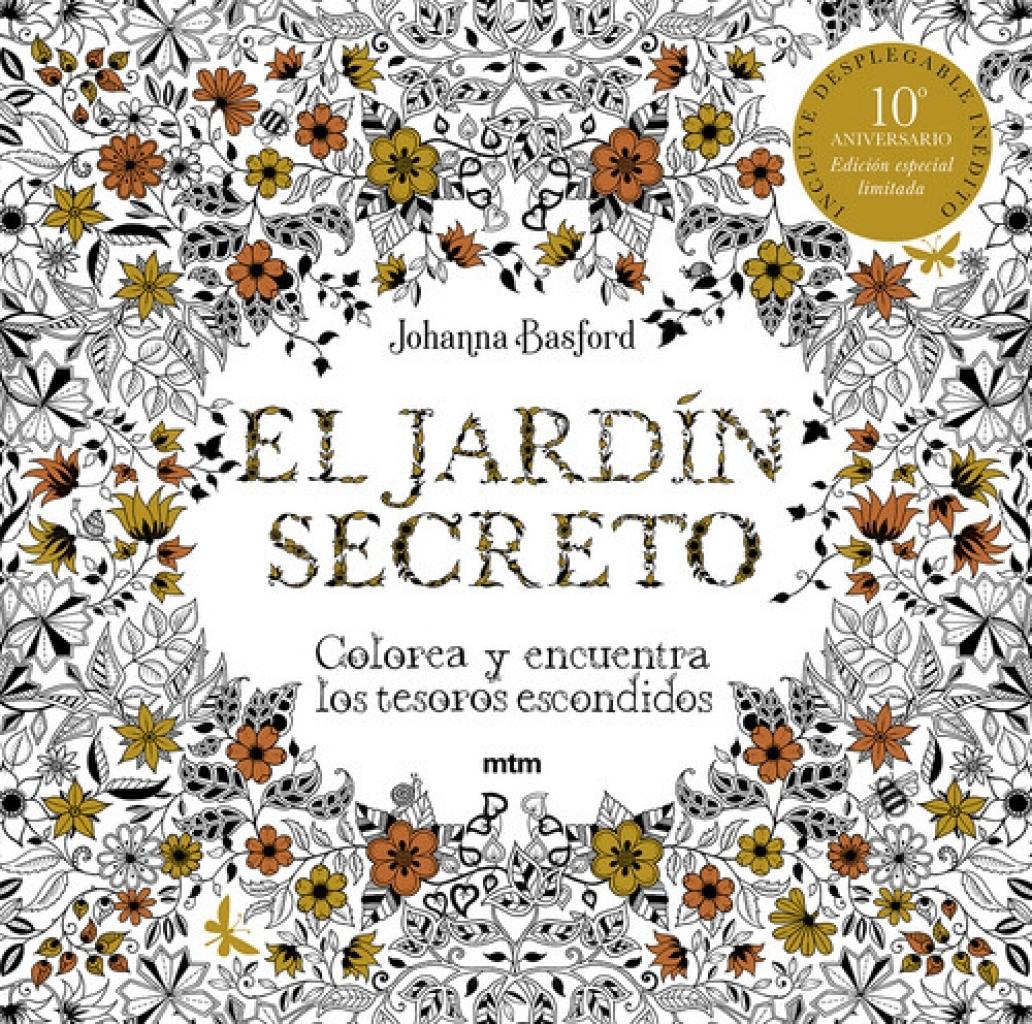 JARDIN SECRETO, EL (ED. 10º ANIVERSARIO) "COLOREA Y ENCUENTRA LOS TESOROS ESCONDIDOS"