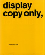 DISPLAY COPY ONLY, A BOOK OF NTRO WORK