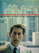 ARCHITECTURE AN THE ENVIRONMENT. HRH THE PRINCE OF WALES AND THE EARTH IN BALANCE