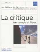 CAHIERS DE LA RECHERCHE ARCHITECTURALE ET URBAINE Nº 24-25
