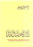 RCA-92. INSTRUCCION PARA LA RECEPCION DE CALES EN OBRAS DE ESTABILIZACION DE SUELOS