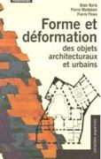 FORME ET DEFORMATION DES OBJETS ARCHITECTURAIX ET URBAINS