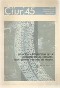 SITUACION Y PERSPECTIVAS DE LA MOVILIDAD EN LAS CIUDADES. VISION GENERAL Y EL CASO DE MADRID.