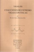 C.36.05: VIGAS (III) COACCIONES DE EXTREMO. VIGAS CONTINUAS