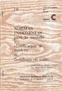 NORMAS INDONESIAS PARA LA MEDIDA Y CLASIFICACION DE MADERA "DE FRONDOSAS EN ROLLO"