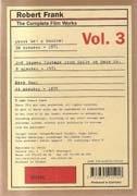 ROBERT FRANK. THE COMPLETE FILM WORKS. VOL. 3 (DVD)