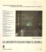 ARCHITETTI ITALIANI VERSO IL DUEMILA, GLI