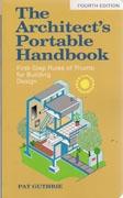 ARCHITECT'S PORTABLE HANDBOOK, THE. FIRST-STEP RULES OF THUMB FOR BUILDING DESIGN