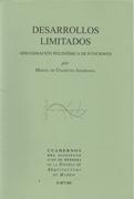 C. 8. 02 DESARROLLO LIMITADOS. APROXIMACION POLINOMICA DE FUNCIONES