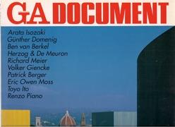 GA DOCUMENT Nº 49 (ISOZAKI, HERZOG, MOSS, PIANO, BERKEL, ITO **