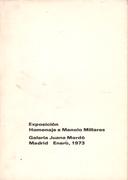 MILLARES: EXPOSICION HOMENAJE A MANOLO MILLARES