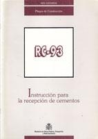 RC-93. INSTRUCCION PARA LA RECEPCION DE CEMENTOS.