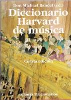 DICCIONARIO HARVARD DE MUSICA.
