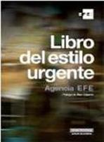 LIBRO DEL ESTILO URGENTE. AGENCIA EFE. 