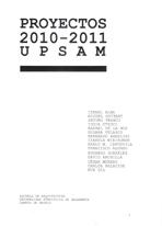 PROYECTOS 2010-2011. UPSAM