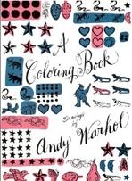 COLORING BOOK. DRAWING BY ANDY WARHOL