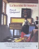 LECCION DE MUSICA, LA. 