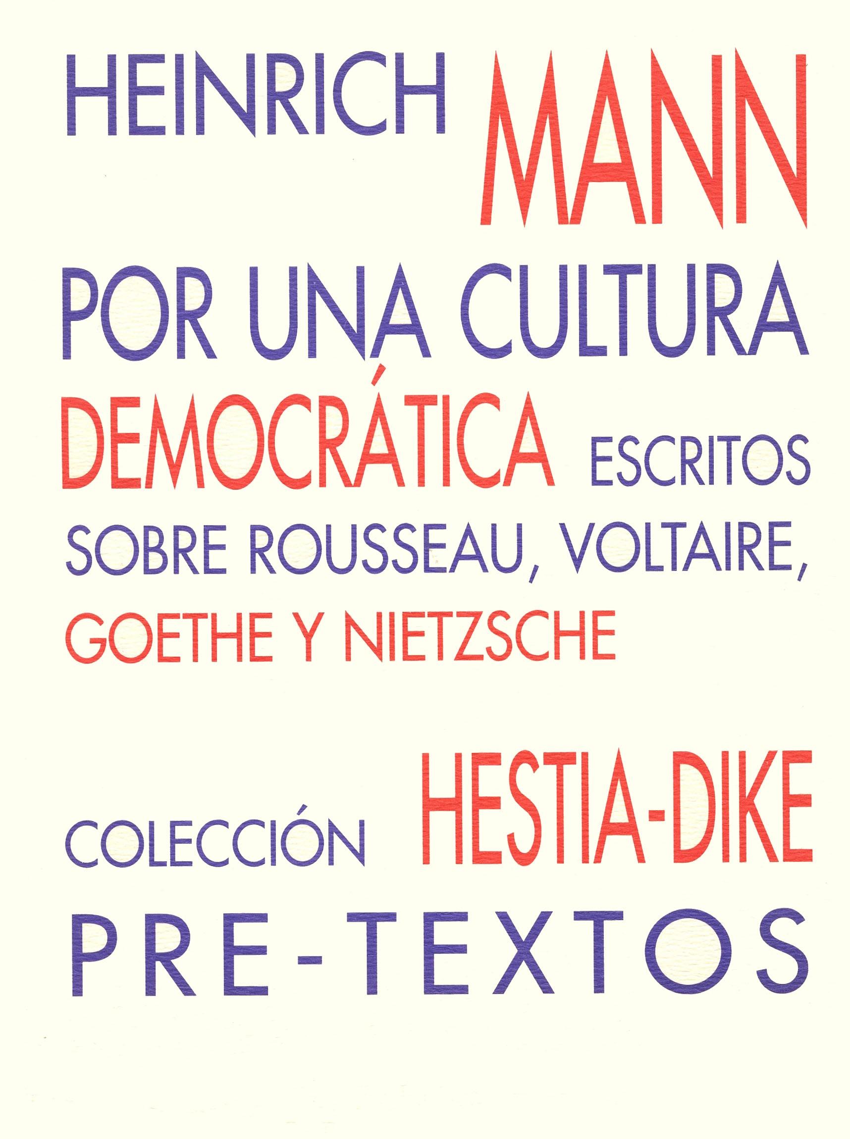 POR UNA CULTURA DEMOCRATICA