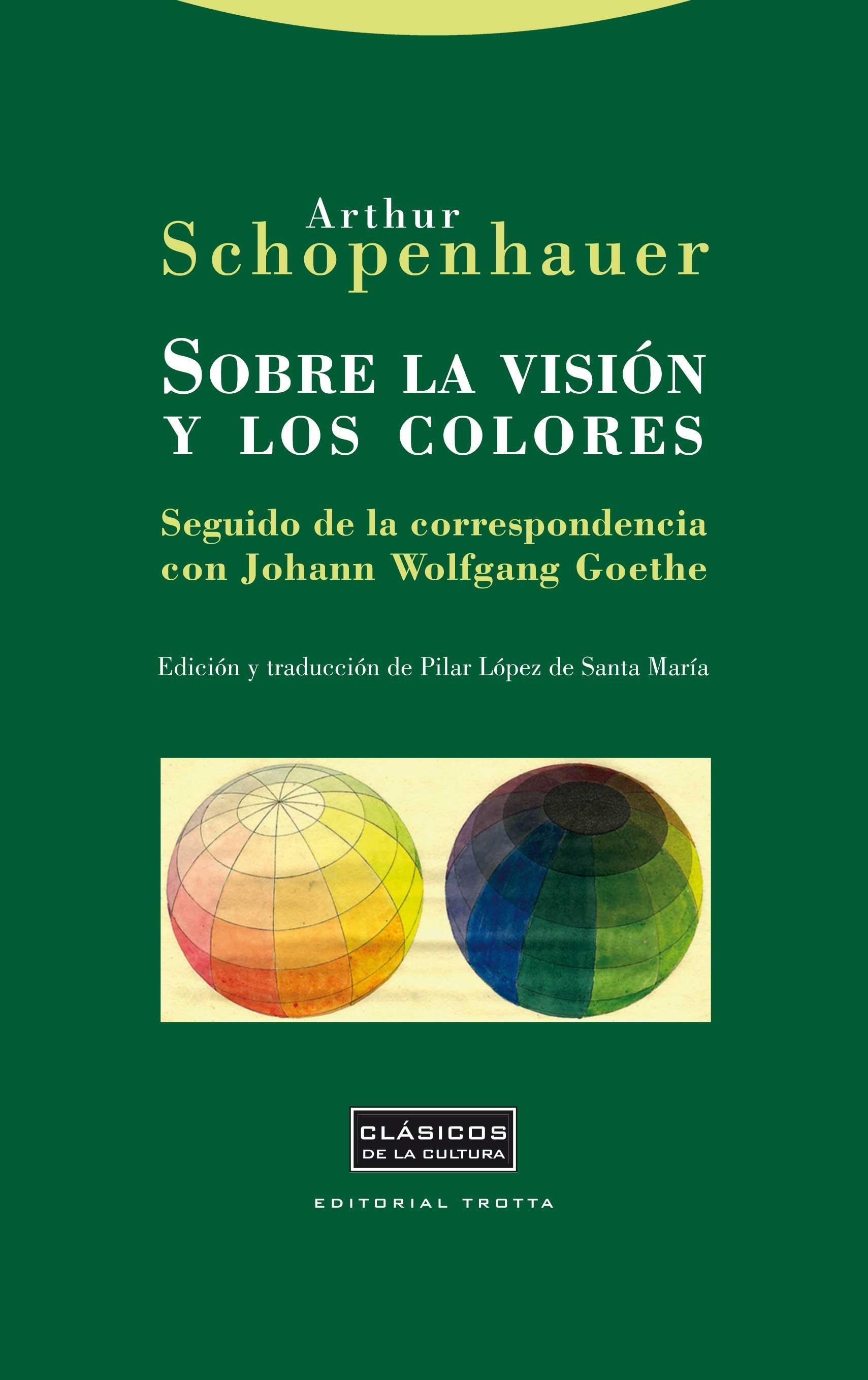 SOBRE LA VISION Y LOS COLORES  / CORRESPONDENCIA CON JOHANG W. GOETHE