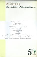 REVISTA DE ESTUDIOS ORTEGUIANOS Nº 5 2002