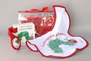 LA PEQUEÑA ORUGA GLOTONA VA CONTIGO  (+ BABERO)