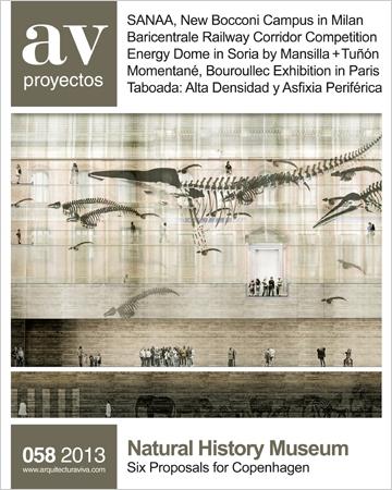 AV PROYECTOS Nº 58  NATURAL HISTORY MUSEUM. SIX PROPOSALS FOR COPENHAGEN